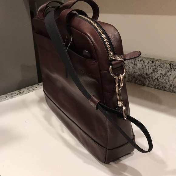 Coach Bags Coach Leather Signature Slim Briefcase Laptop Bag Poshmark